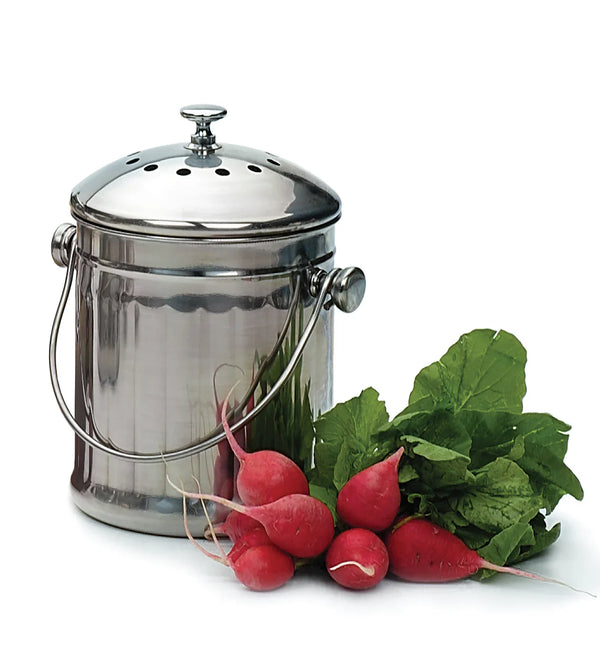 Stainless Steel Compost Pail - Best Brushes