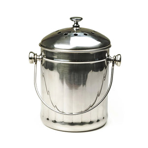 Stainless Steel Compost Pail - Best Brushes