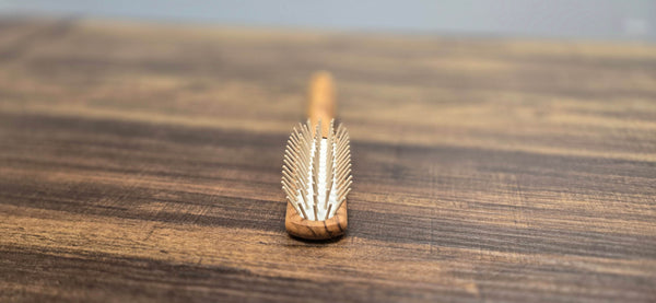 Longish 5-row Wooden Bristle Hair Brush - Best Brushes