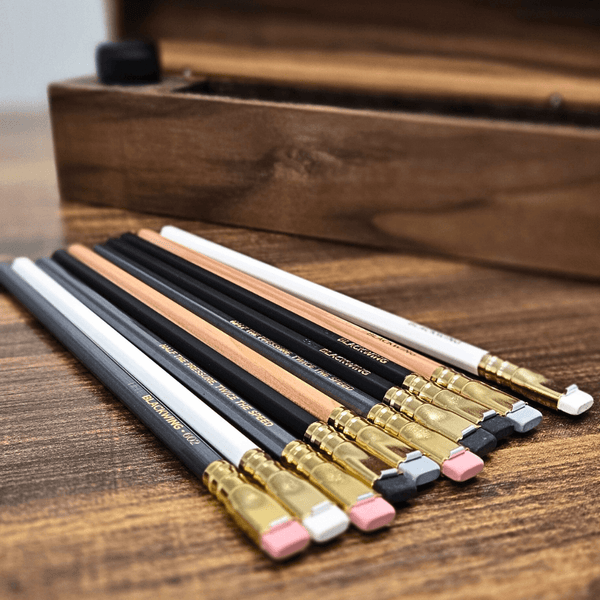 Walnut Box of Pencils - Best Brushes