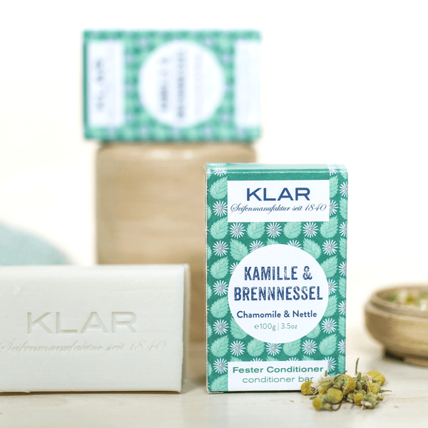 Klar's Chamomile & Nettle Conditioner Hair Bar - Best Brushes