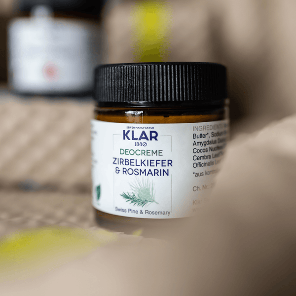 Klar’s Natural Deodorant Cream - Stone Pine & Rosemary - Best Brushes
