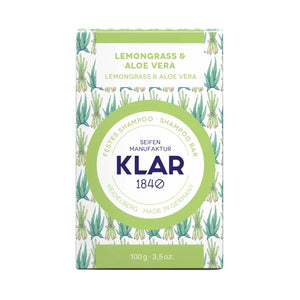 Klar's Lemongrass & Aloe Vera Shampoo Bar - Best Brushes