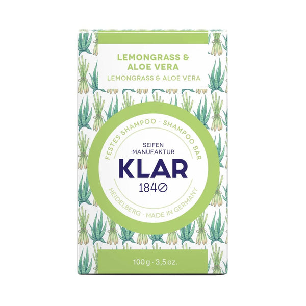 Klar's Lemongrass & Aloe Vera Shampoo Bar - Best Brushes