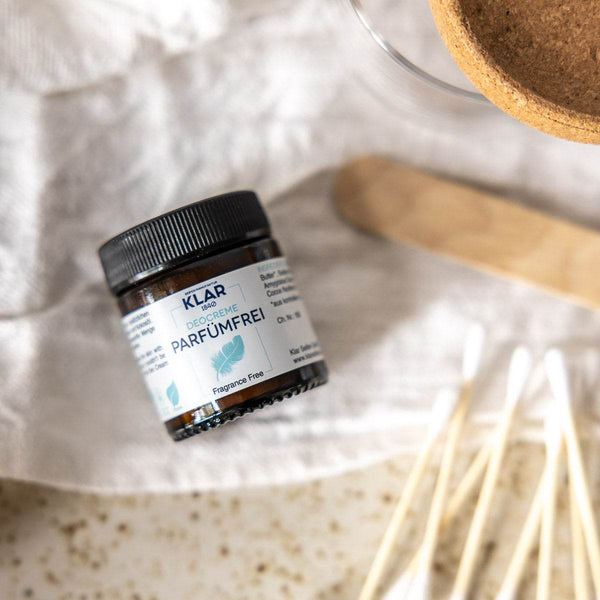 Klar’s Natural Deodorant Cream - Fragrance Free - Best Brushes