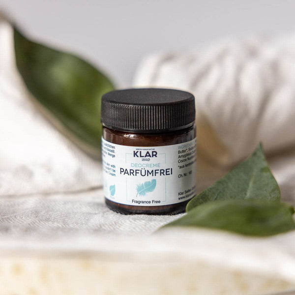 Klar’s Natural Deodorant Cream - Fragrance Free - Best Brushes