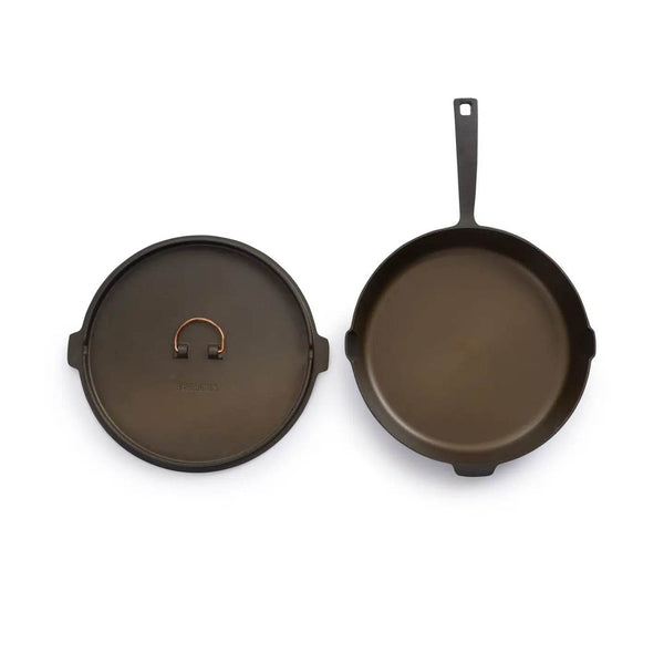 All-in-One Cast Iron Skillet – Timeless Durability for Every Kitchen & Campfire - Best Brushes