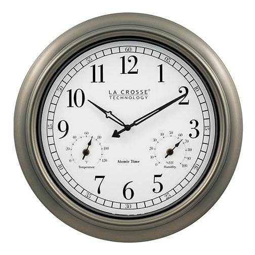 Indoor-Outdoor Atomic Wall Clock - Best Brushes