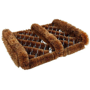 Coconut Boot Scraper with Side Scrapers - Best Brushes