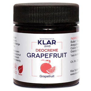 Klar’s Natural Deodorant Cream - Grapefruit - Best Brushes