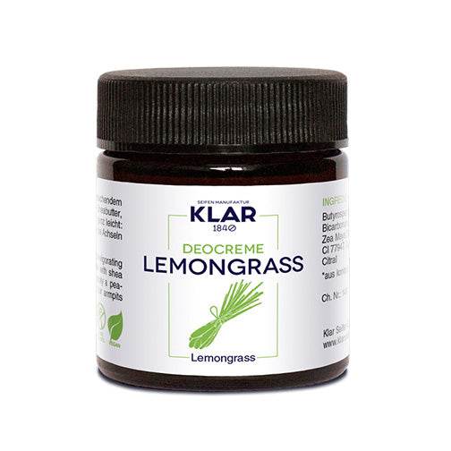 Klar’s Natural Deodorant Cream - Lemongrass - Best Brushes