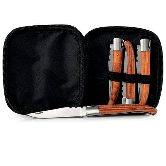 Rakau Folding Steak Knife Set - Best Brushes
