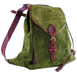 Green Suede Rucksack - Best Brushes