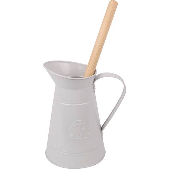 Toilet Brush in Pitcher Holder White - Best Brushes