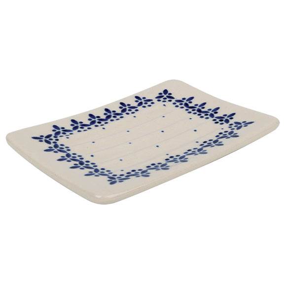 Bolesławiec Ceramic Vine Soap Dish - Best Brushes