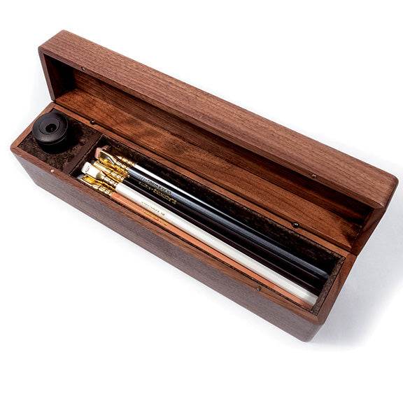 Walnut Box of Pencils - Best Brushes