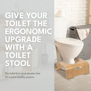 Bamboo Toilet Stool