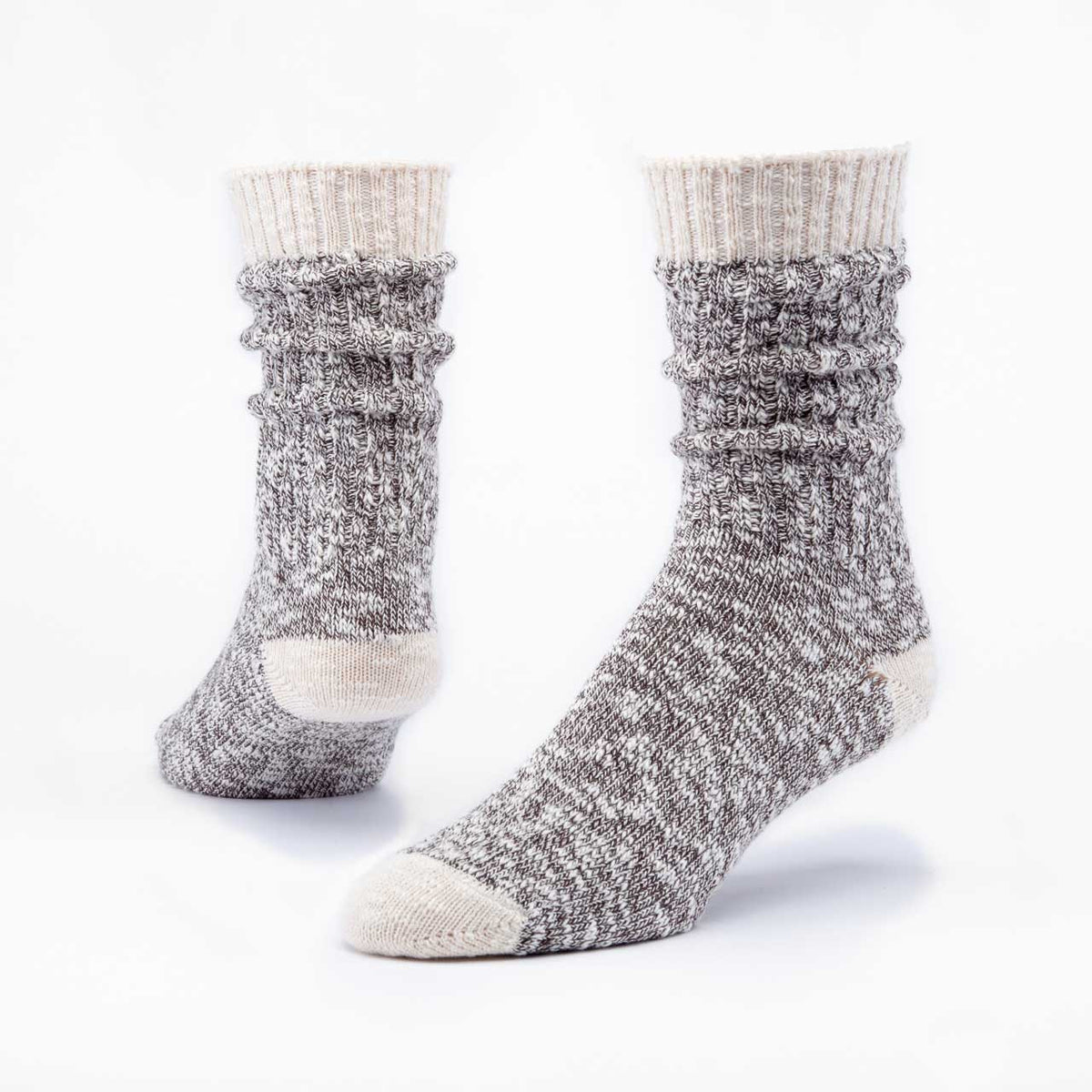 Organic Cotton Heathered Ragg Socks - Best Brushes