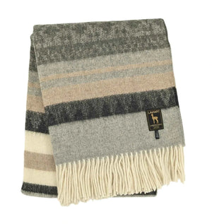 Cherokee Throw – Juniper | Soft, Breathable Alpaca-Blend Lap Throw