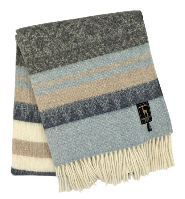 Cherokee Throw – Poppy | Soft, Breathable Alpaca-Blend Lap Throw