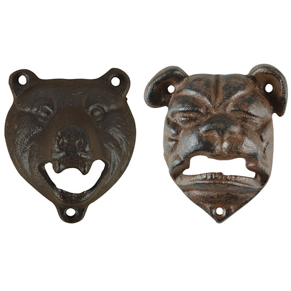 Bear or Dog Cast Iron Bottle Opener