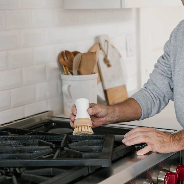 Brush with Dish Soap Stick