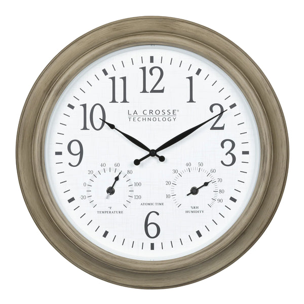Indoor-Outdoor Atomic Wall Clock - Best Brushes