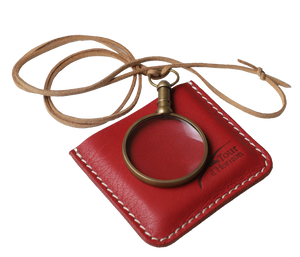 Field Pocket Magnifier – Hand-Stitched Leather