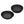 Black Metallic Tart Pans, Set of 6 | Non-Stick Mini Tart Molds (10.5 cm)