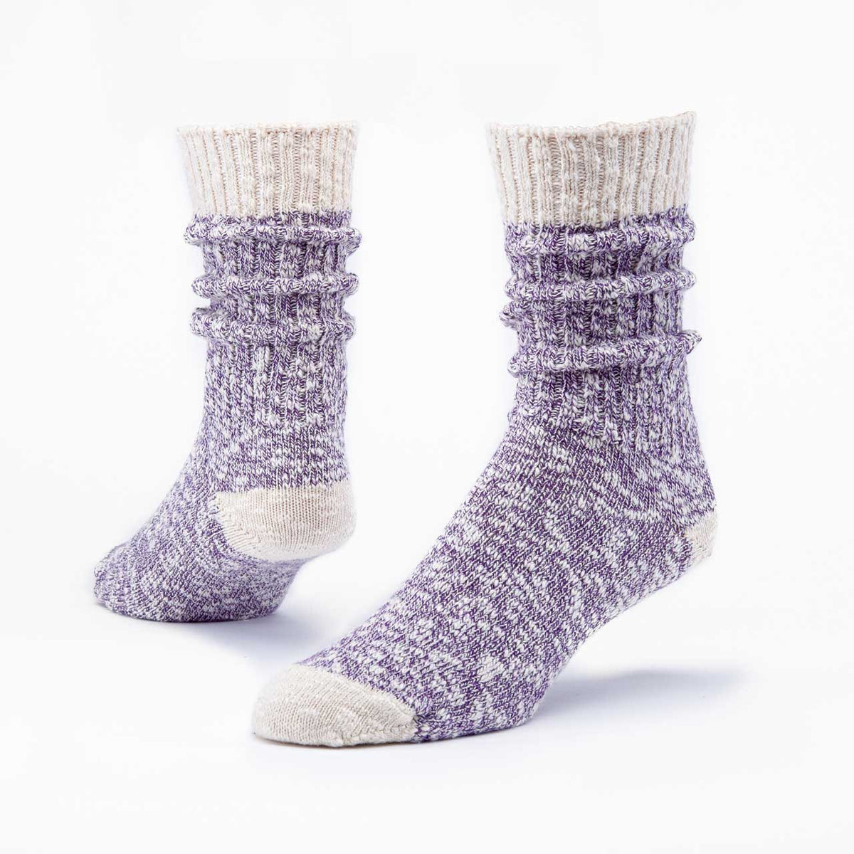 Organic Cotton Heathered Ragg Socks - Best Brushes