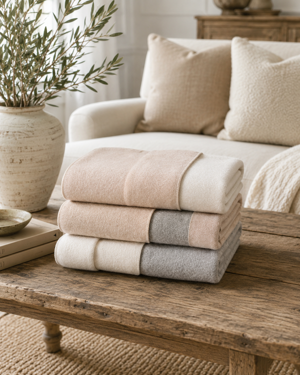 Love Throw - Bed Blanket - Reversible Superfine Alpaca
