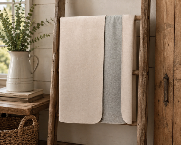 Love Throw - Bed Blanket - Reversible Superfine Alpaca