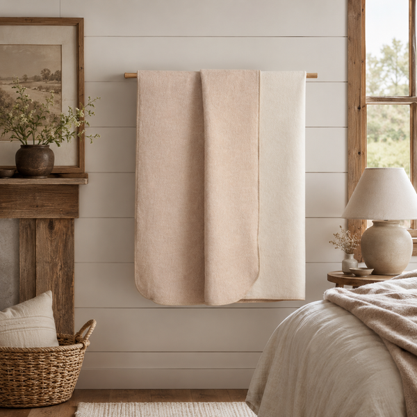 Love Throw - Bed Blanket - Reversible Superfine Alpaca