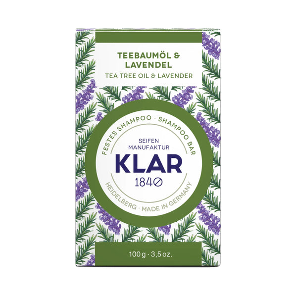 Klar's Tea Tree Oil & Lavender Shampoo Bar