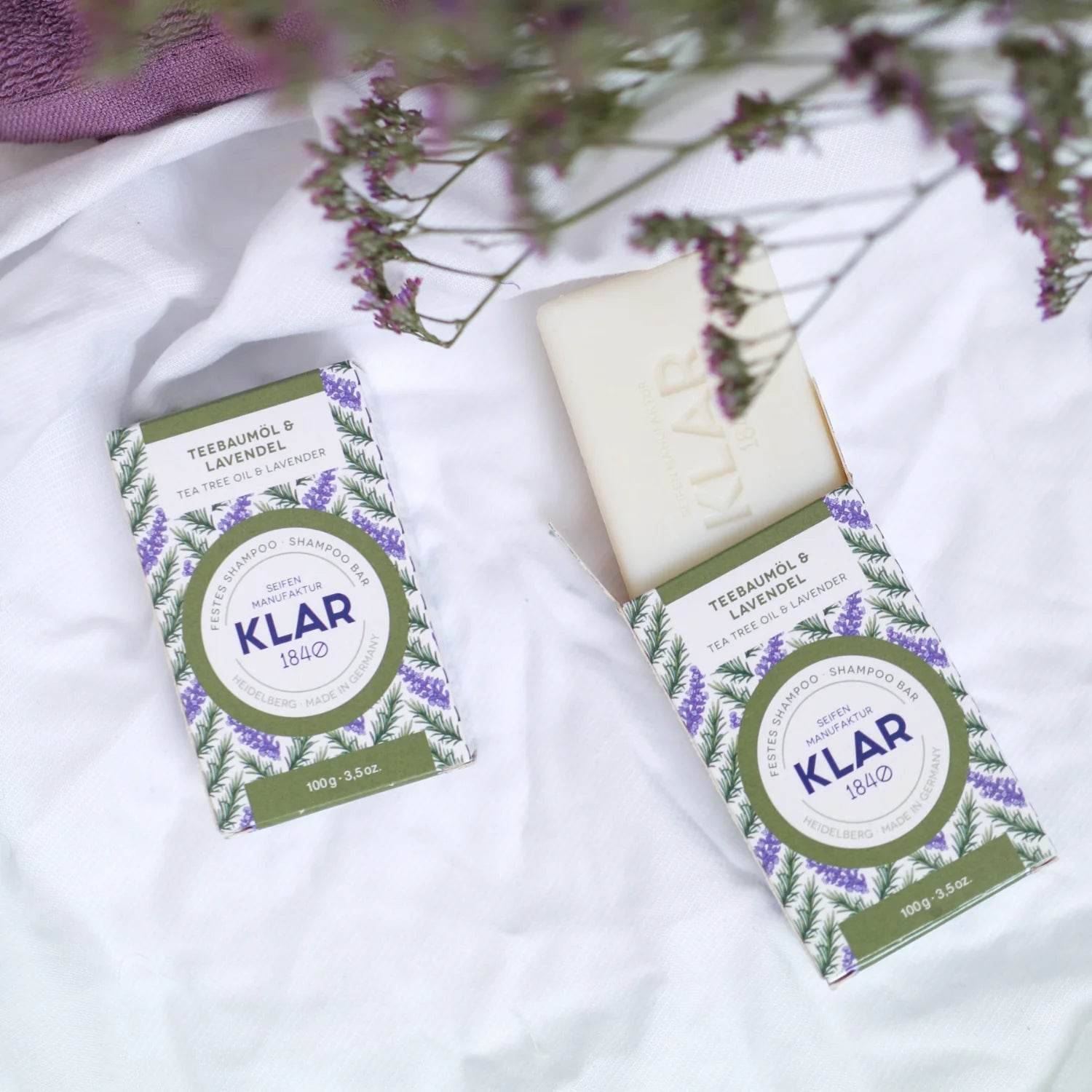 lavender and tea tree oil shampoo Klar's Tea Tree Oil and Lavender Shampoo Bar – Best Brushes