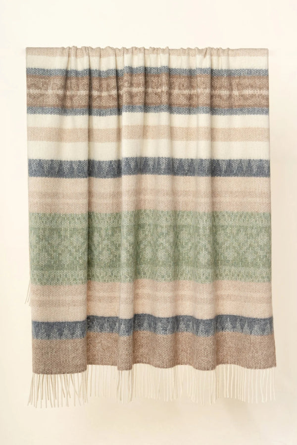 Cherokee Throw Blanket | Parsley Alpaca-Blend