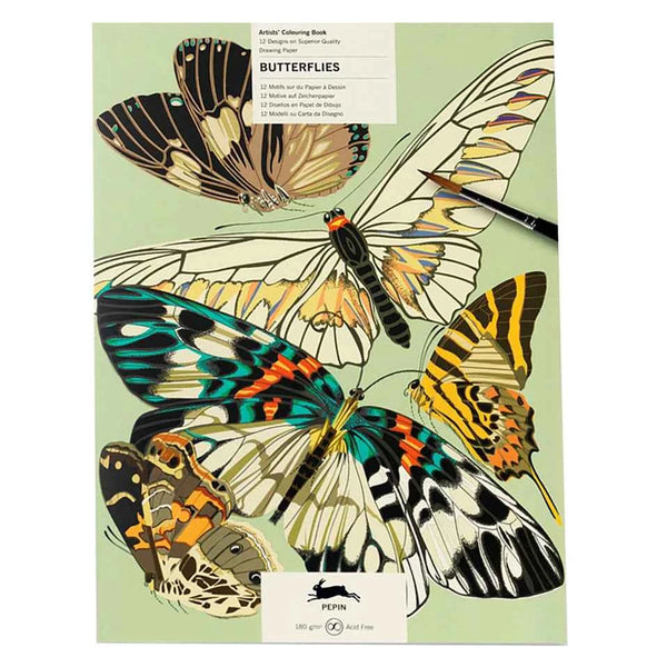 PEPIN Artists' Coloring Books - BUTTERFLIES
