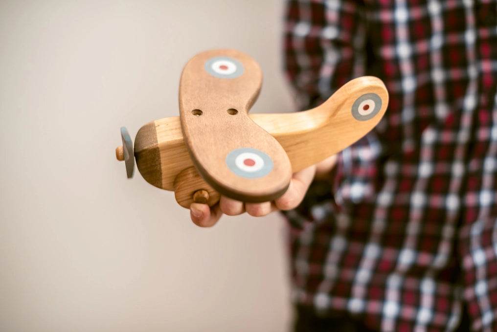 Wooden Plane Toy - Best Brushes