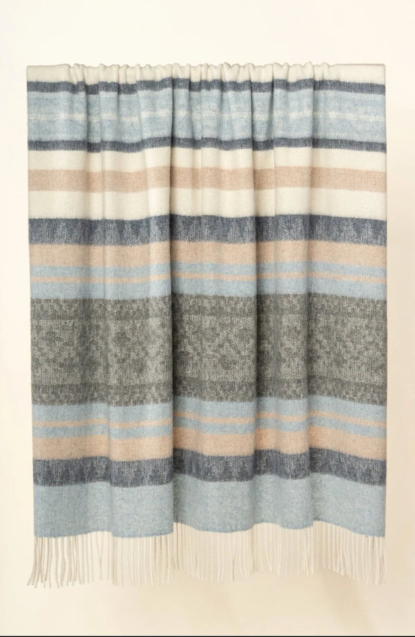 Cherokee Throw – Poppy | Soft, Breathable Alpaca-Blend Lap Throw