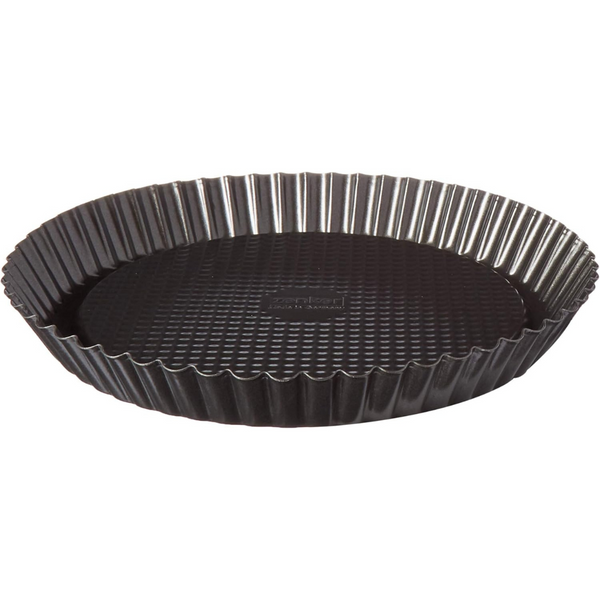 Black Metallic 30 cm Upside Down Pie Dish | Non-Stick Tart & Quiche Pan