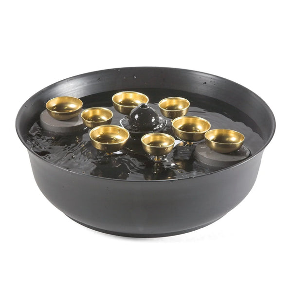 Water Bell Fountain — Musical Flow & Gentle Chimes