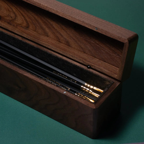 Walnut Box of Pencils - Best Brushes