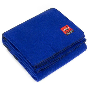 Royal Blue Classic Wool Blanket - Best Brushes