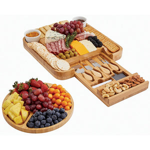 Cheese Board w. Cutlery Drawer