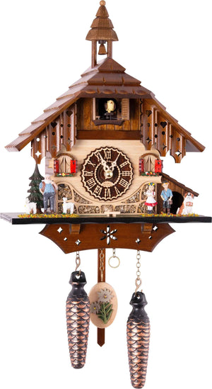 Passauer Mountain Hut - Quartz Chalet 31cm Cuckoo Clock