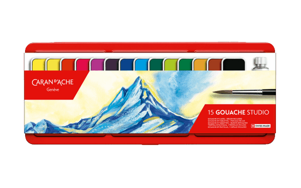 GOUACHE | Box of 15 Color Tablets