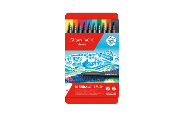 Fibralo™ Brush | Fibre-tipped Pens | Box of 10