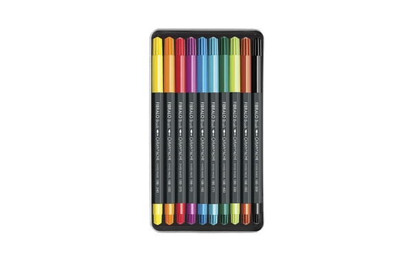 Fibralo™ Brush | Fibre-tipped Pens | Box of 10