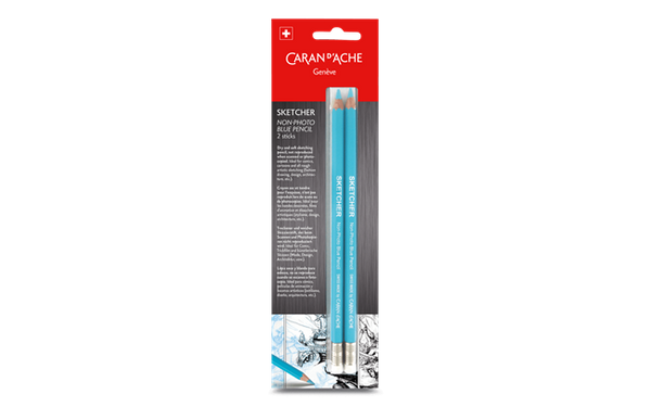 Sketcher/Non-Photo Blue Pencil – 2-piece blister pack