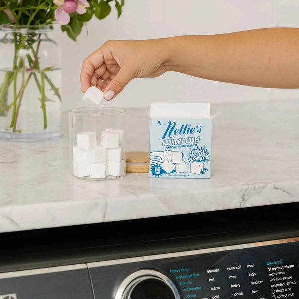 Laundry Cubes | Plastic-Free Detergent Pods – 16 Load Box